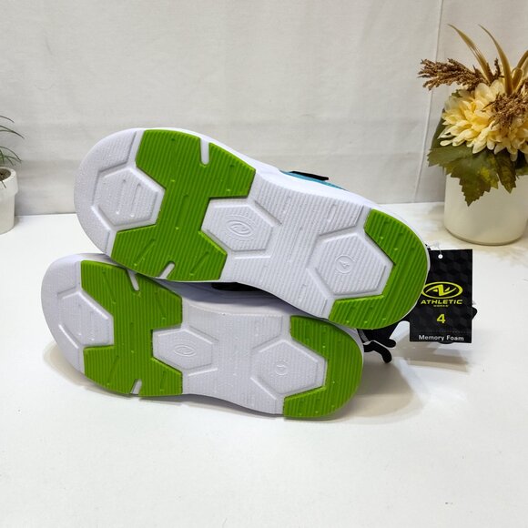 Athletic Works Light-Up Sneaker Boy 4 Bungee Laces Hook Loop Strap On/Off Switch - Picture 8 of 12